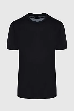 Black cotton T-shirt for men