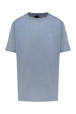 Gray cotton T-shirt for men