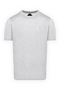 Gray cotton T-shirt for men