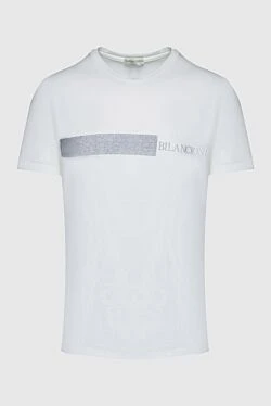 White cotton T-shirt for men