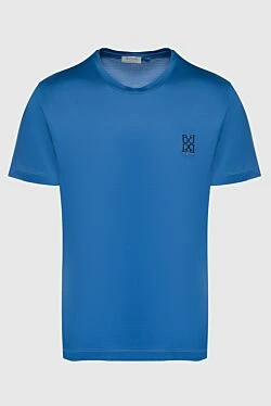 Cotton T-shirt blue for men