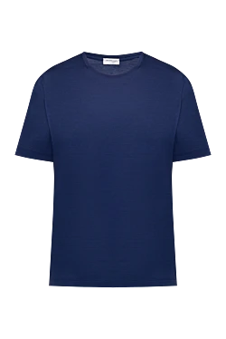 Cotton T-shirt blue for men