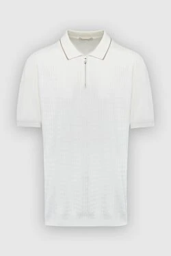 Cotton polo white for men