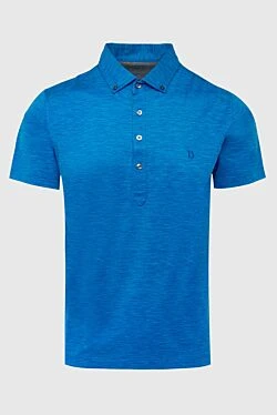 Cotton polo blue for men