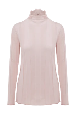 Pink wool golf for women