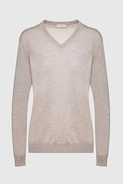 Beige jumper for women