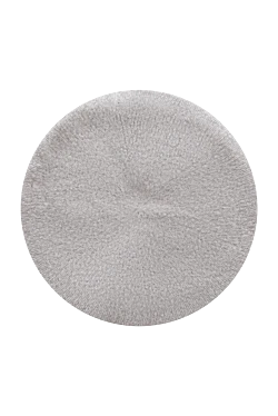 Beige cashmere beret for women