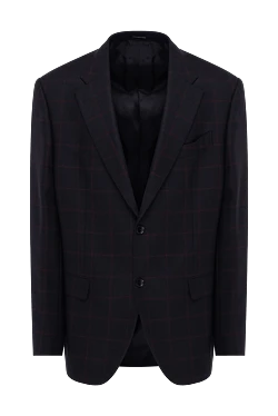 Men's black wool jacket