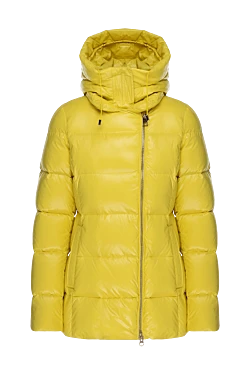 Women's yellow polyamide down jacket