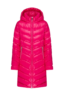 Women's pink polyamide down jacket