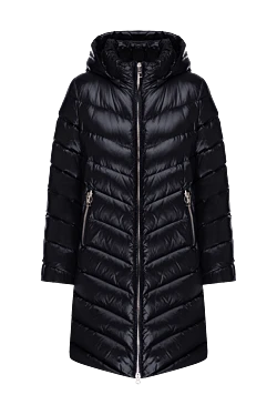 Women's black polyamide down jacket