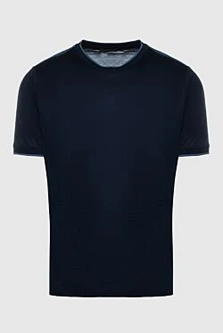 Cotton T-shirt blue for men