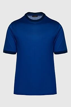 Cotton T-shirt blue for men