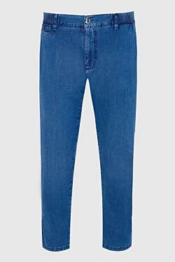 Blue cotton jeans for men