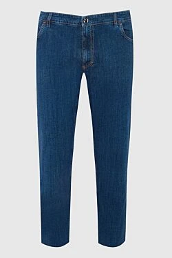 Blue cotton jeans for men