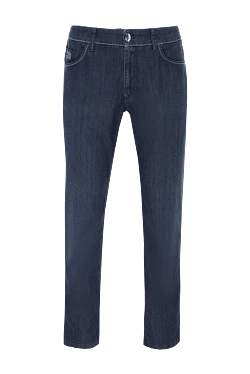 Blue cotton jeans for men