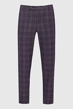 Men's brown wool trousers