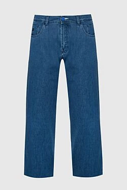 Cotton and polyurethane jeans blue for men