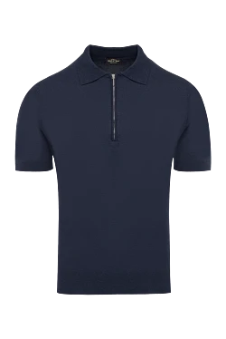 Cotton polo blue for men