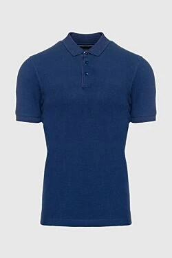 Cotton polo blue for men