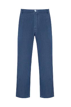 Cotton and polyurethane jeans blue for men