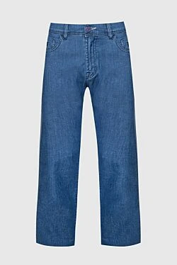 Cotton and polyurethane jeans blue for men