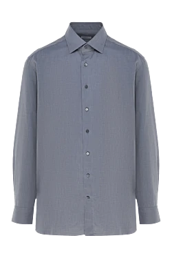 Gray cotton shirt for men