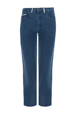 Джинсы мужские синие плотный хлопок