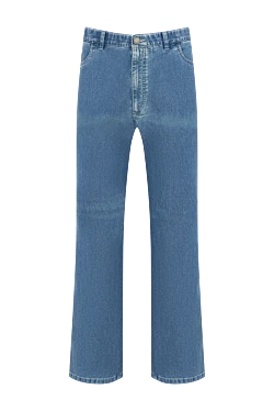 Джинсы с плавным градиентом и прямыми штанинами