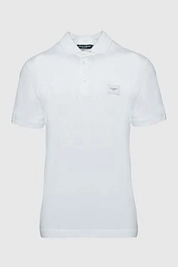 Cotton polo white for men