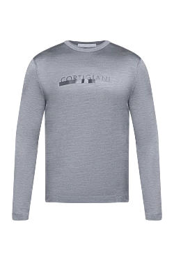 Long sleeve silk gray for men