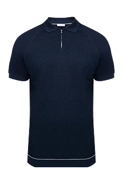 Cotton polo blue for men