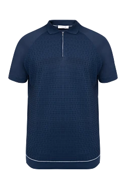 Cotton polo blue for men