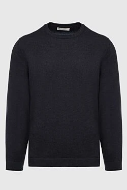 Cashmere jumper blue for men