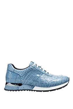 Blue Alligator Sneakers for men