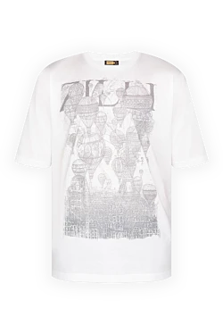 White cotton T-shirt for men