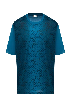 Cotton T-shirt blue for men