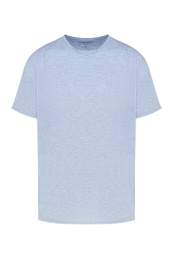 T-shirt made of micromodal and elastane blue for men