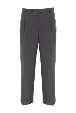 Men's gray wool trousers