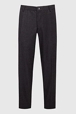 Men's brown cashmere trousers