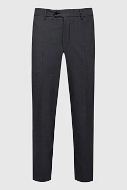 Men's gray wool trousers