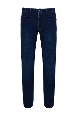 Cotton and polyester jeans blue for men