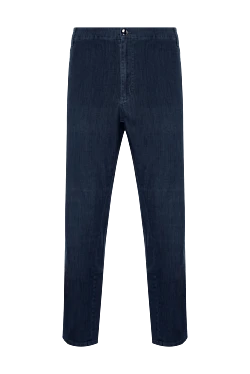 Blue cotton jeans for men