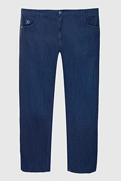 Blue cotton jeans for men