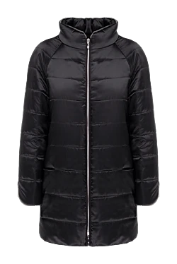 Women's black polyester down jacket