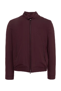 Polyester jacket burgundy for men