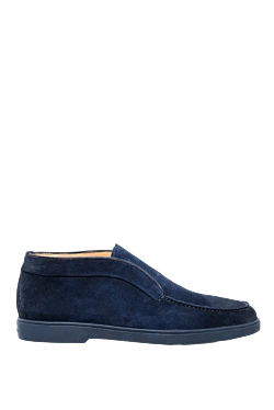 Blue suede deserts for men