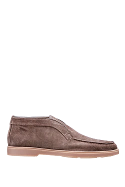 Brown suede deserts for men