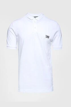 Cotton polo white for men