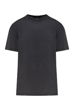 Gray cotton T-shirt for men